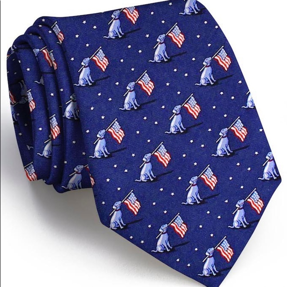 NEW Dogs Love America Bird Dog Bay Necktie